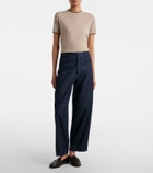'S Max Mara Mid-rise barrel-leg jeans