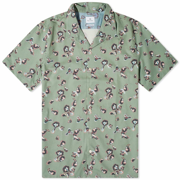 Photo: Paul Smith Men's Printed Vacation Shirt in Green