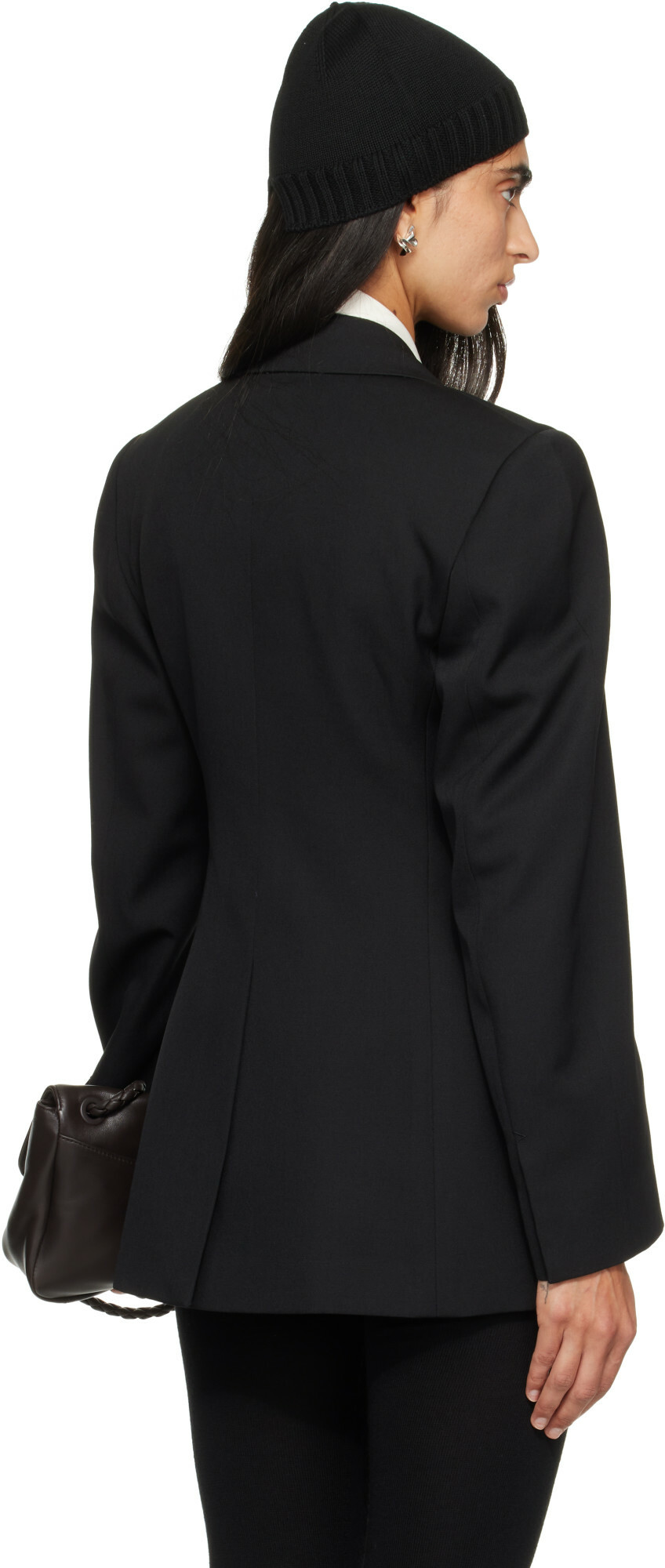 Bottega Veneta Black Floating Wool Jacket