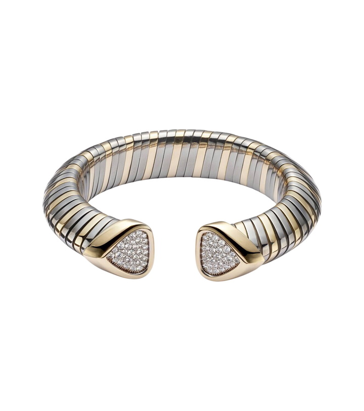 Photo: Marina B Trisola 18kt gold bracelet with diamonds