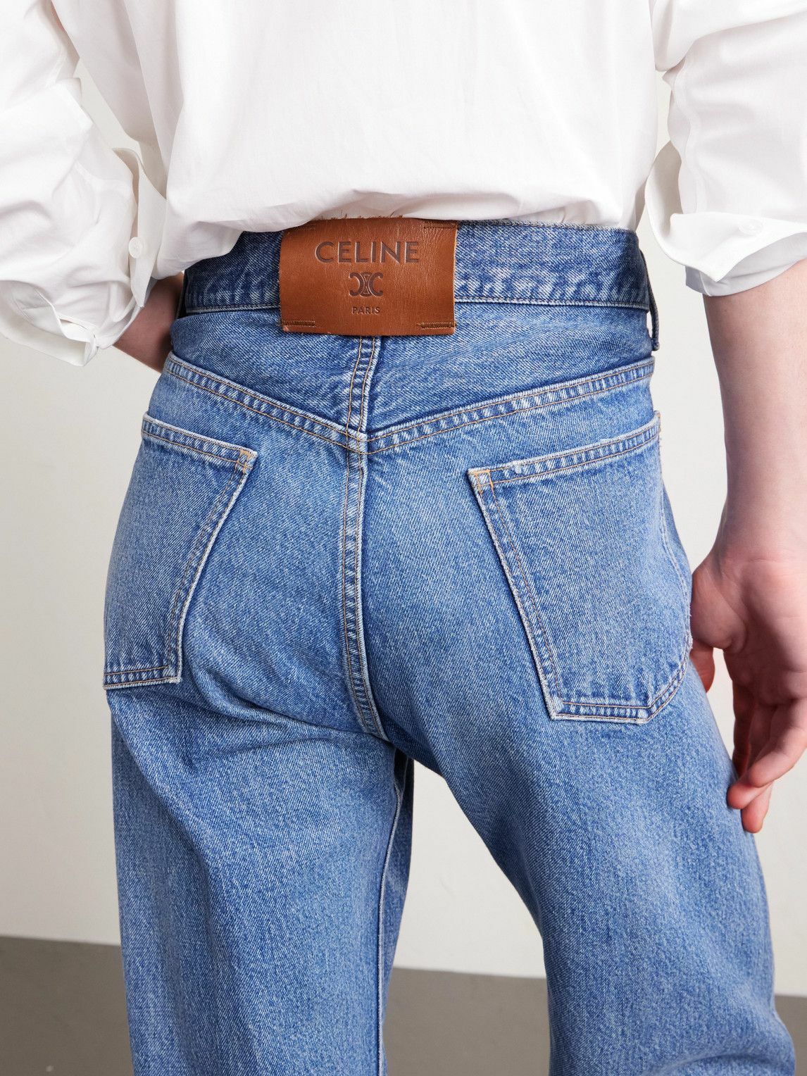 CELINE - Boyfriend Straight-Leg Jeans - Blue