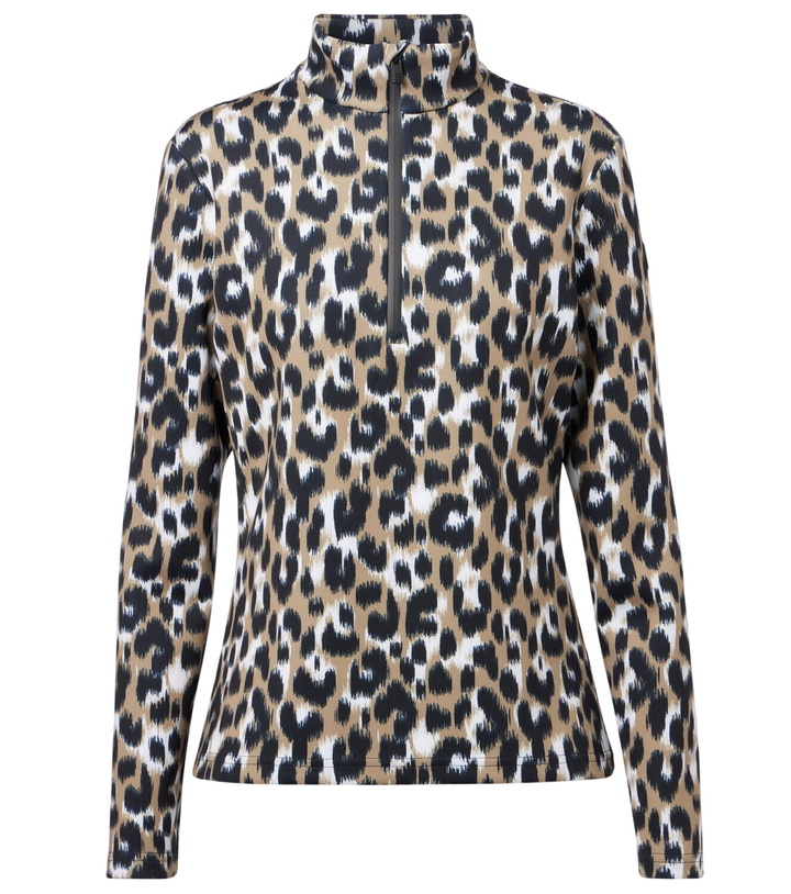 Photo: Fusalp Orion leopard-print ski top