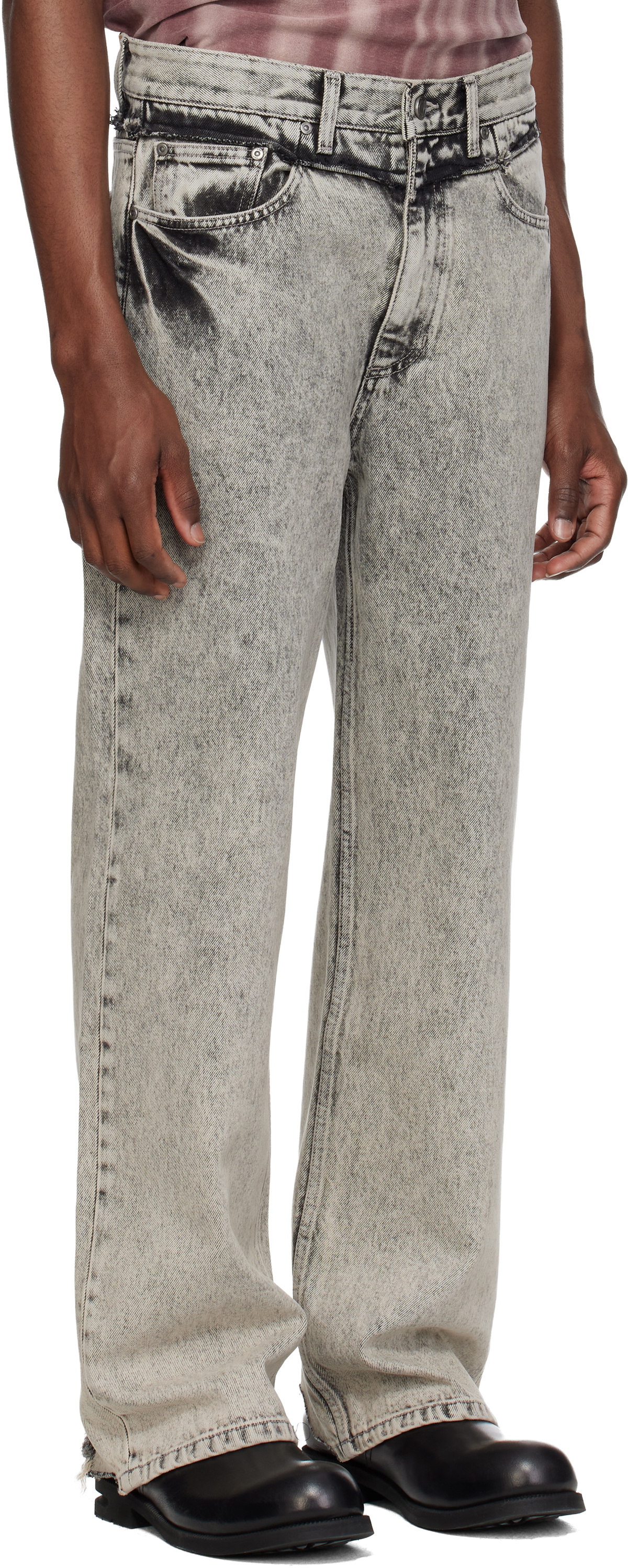 MMIC Gray Off Jeans