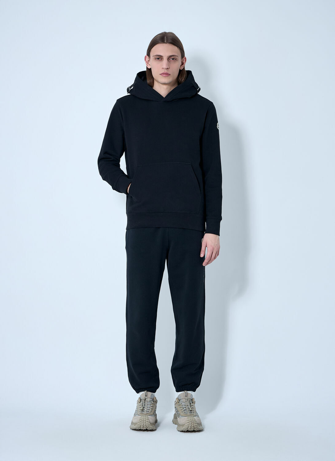 Moncler Logo Patch Hooded Sweatshirt