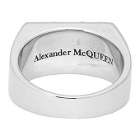 Alexander McQueen Silver Snake Ring