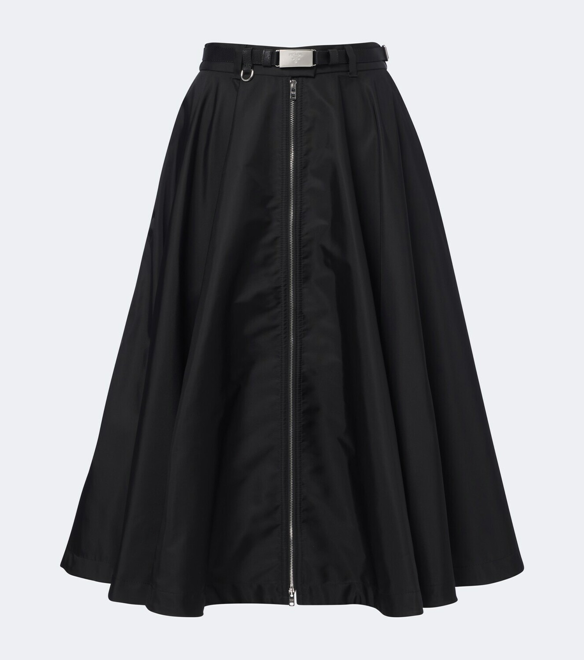 Prada Re-Nylon belted midi skirt