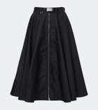 Prada Re-Nylon belted midi skirt