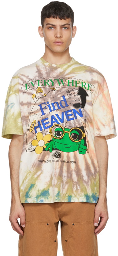 Photo: Online Ceramics Multicolor 'Find Heaven Everywhere' T-Shirt