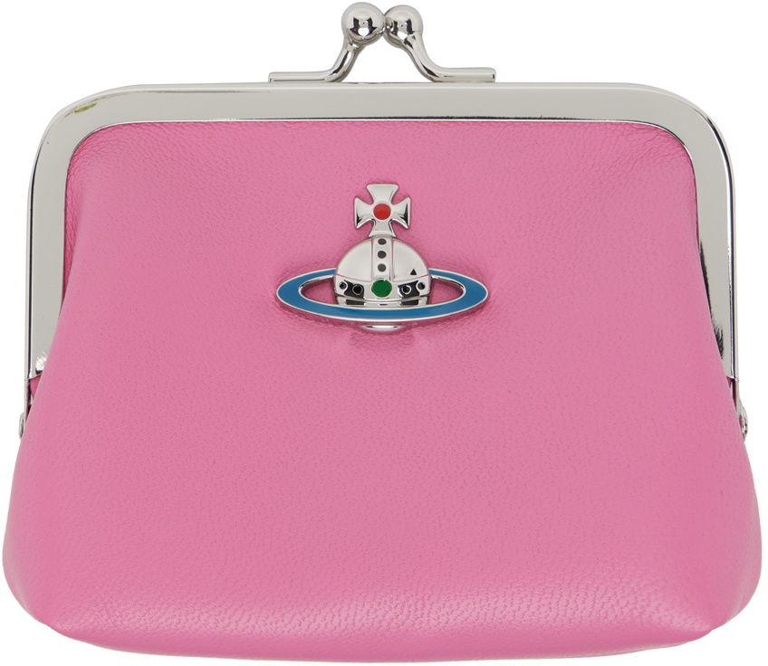 Vivienne Westwood Pink Frame Coin Pouch Vivienne Westwood