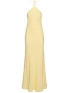 THE ANDAMANE Rebecca Silk Georgette Maxi Slip Dress