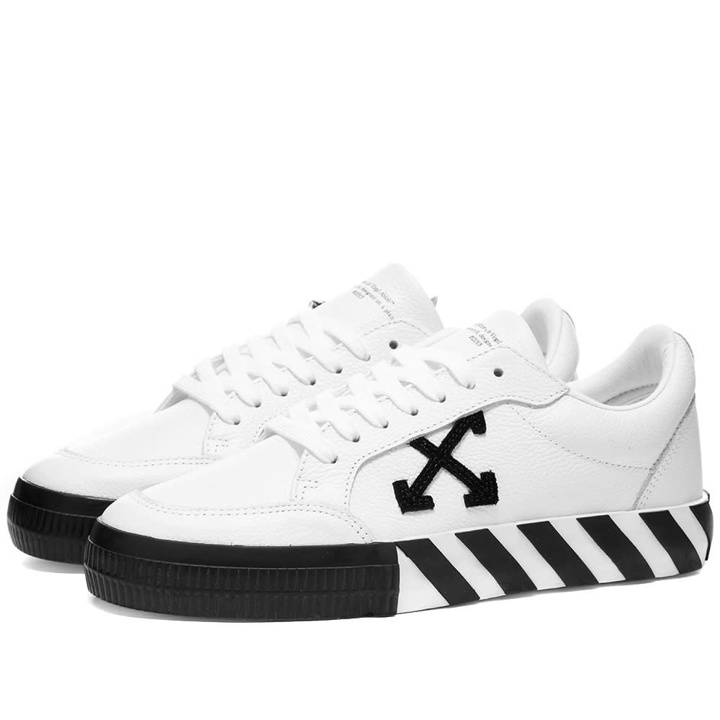 Photo: Off-White Low Vulcanised Leather Sneaker