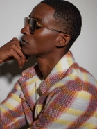 Jacques Marie Mage - Nick Fouquet Nellcôte Square Frame Metal Sunglasses