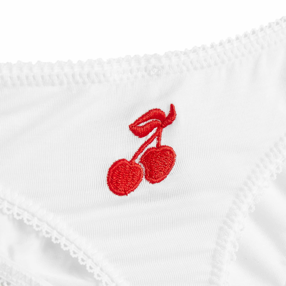 Fruity Booty Women's Commando Thong in White