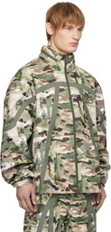 RCOS Khaki Taped Seam Shell Jacket
