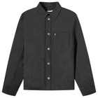 AMI Paris Men's Stud Heart Padded Overshirt in Black