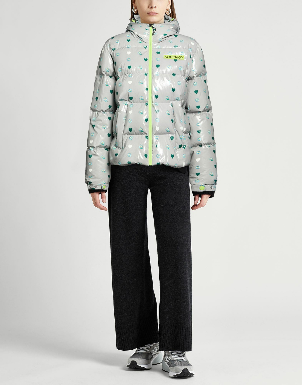 Khrisjoy Womens Puffer in Grey