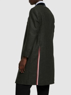 THOM BROWNE - Chesterfield Single Breasted Wool Coat