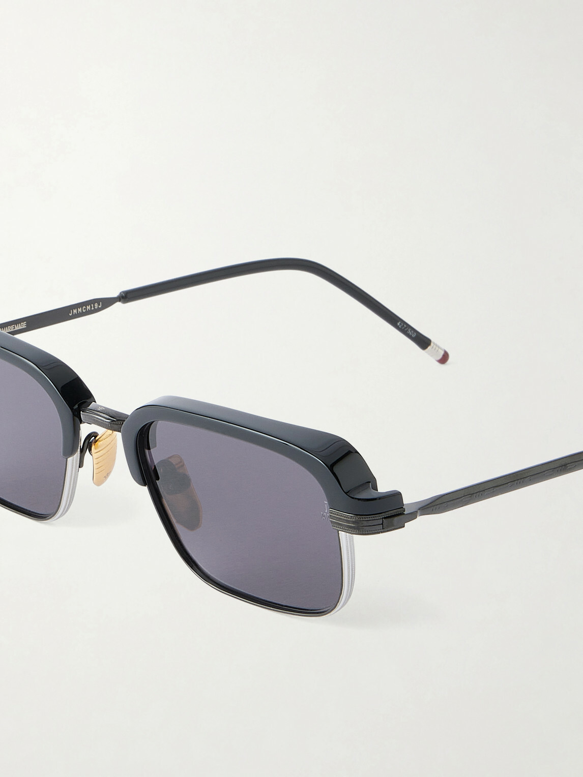 Jacques Marie Mage - Comanche Square-Frame Titanium and Acetate Sunglasses
