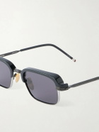 Jacques Marie Mage - Comanche Square-Frame Titanium and Acetate Sunglasses