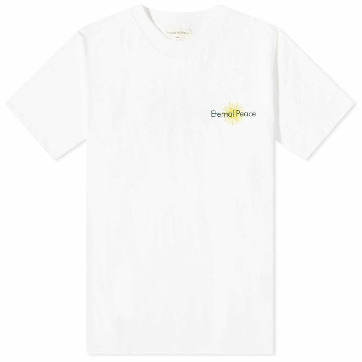 Museum of Peace and Quiet Men's Eternal Peace T-Shirt in White Museum ...