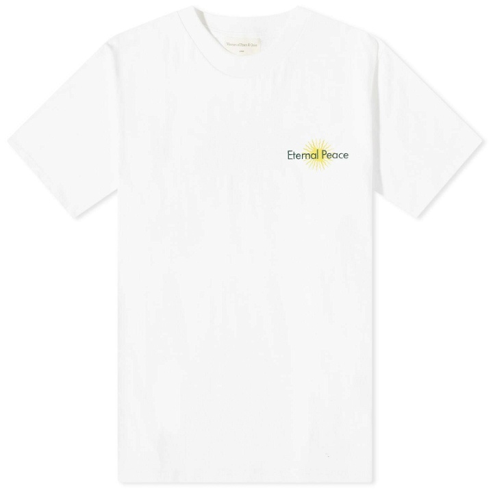 Photo: Museum of Peace and Quiet Men's Eternal Peace T-Shirt in White