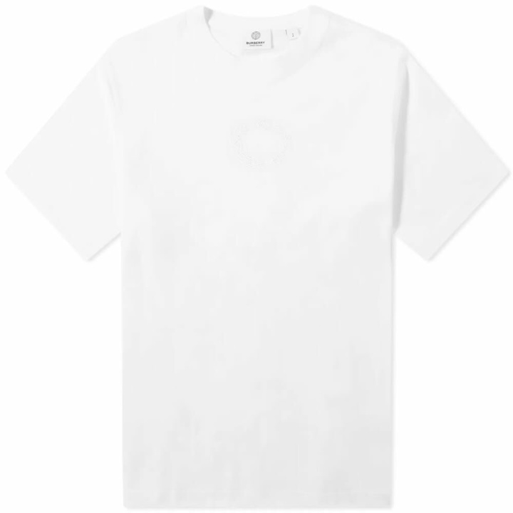 Photo: Burberry Men's Walmer Crest T-Shirt in White