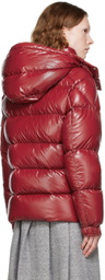Moncler Red Moncler Maya 70 Down Jacket