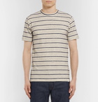 Norse Projects - Niels Textured Striped Cotton-Blend Jersey T-Shirt - Men - Cream