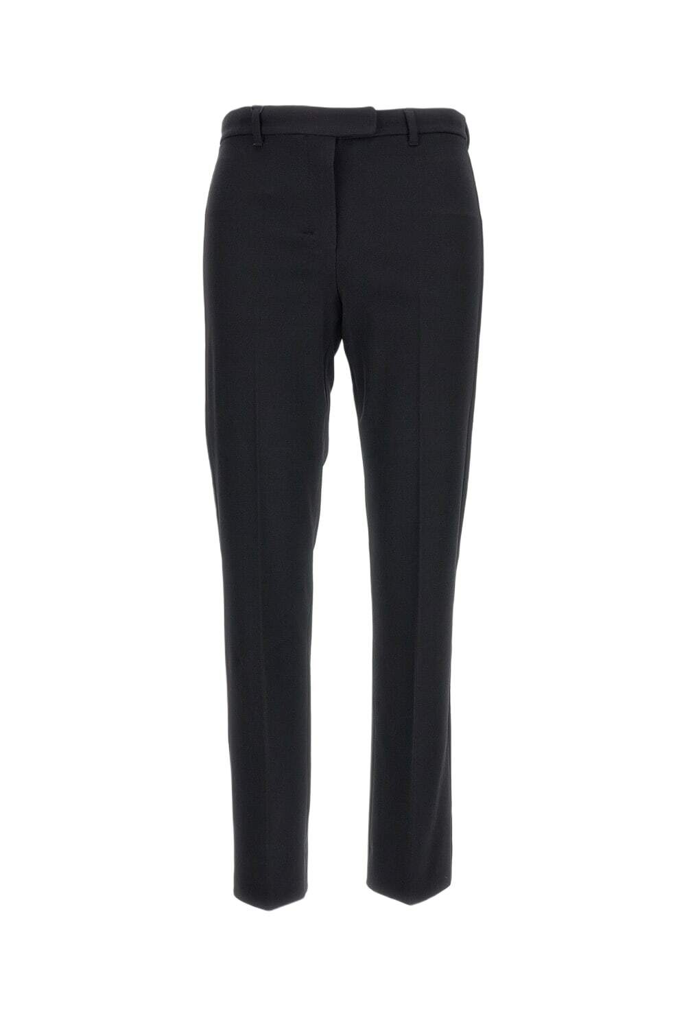 【送料&関税込】'S Max Mara Black Cotton Dina Pant S MAX MARA Dina Cotton Gabardine Wide Pants S Max Mara