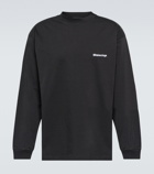 Balenciaga - Logo cotton jersey sweater