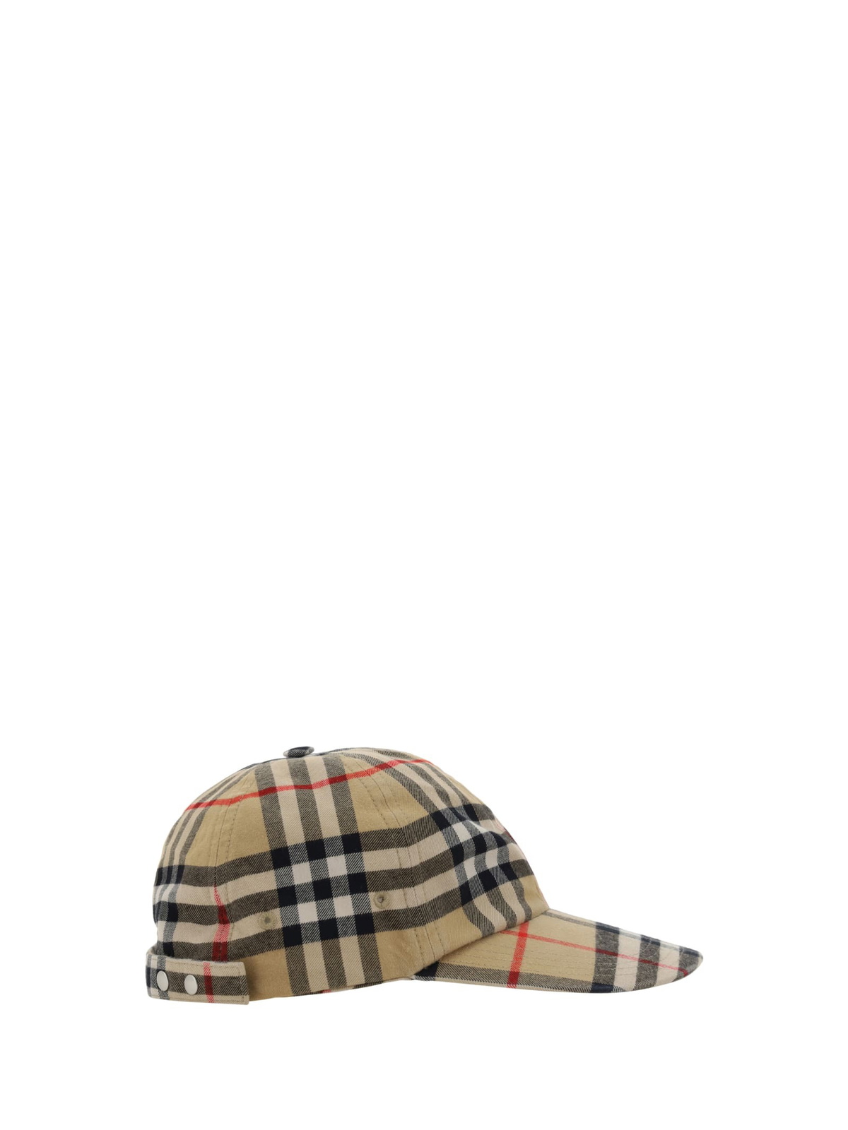 Burberry Baseball Cap With Check Print Burberry