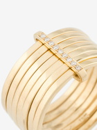 Lizzie Mandler Fine Jewelry 18kt Gold '7 Day' Ring With Diamonds