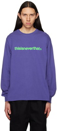 thisisneverthat Purple Printed Long Sleeve T-Shirt