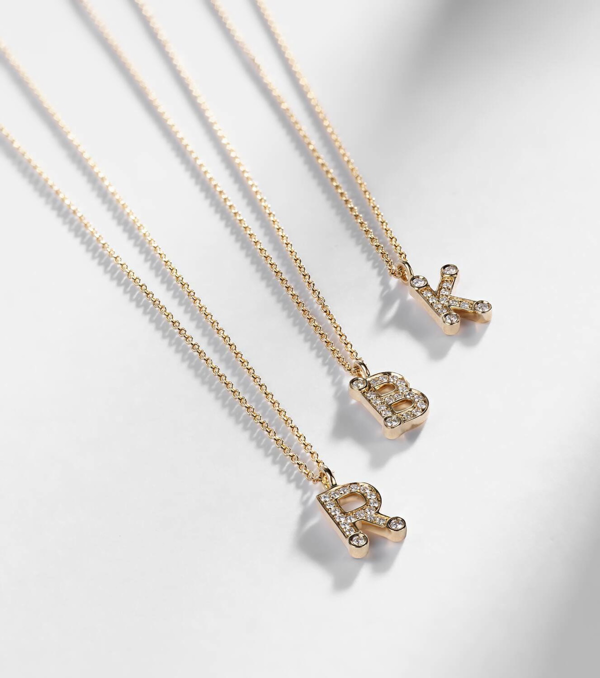 Sophie Bille Brahe 18kt gold necklace with diamonds