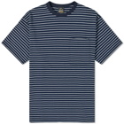 FrizmWORKS Men's Space Stripe T-Shirt in Navy/Ivory