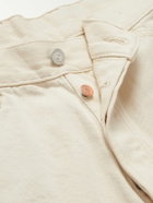 Drake's - Straight-Leg Pleated Cotton-Twill Shorts - Neutrals