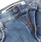 McQ Alexander McQueen - Skinny-Fit Distressed Denim Jeans - Men - Indigo