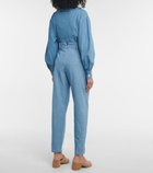 See By Chloe - High-rise pleated tapered jeans