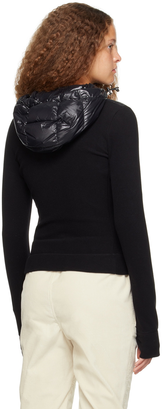 Moncler Grenoble Black Quilted Down Hoodie