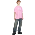 Balenciaga Pink 'VIP' Oversized T-shirt