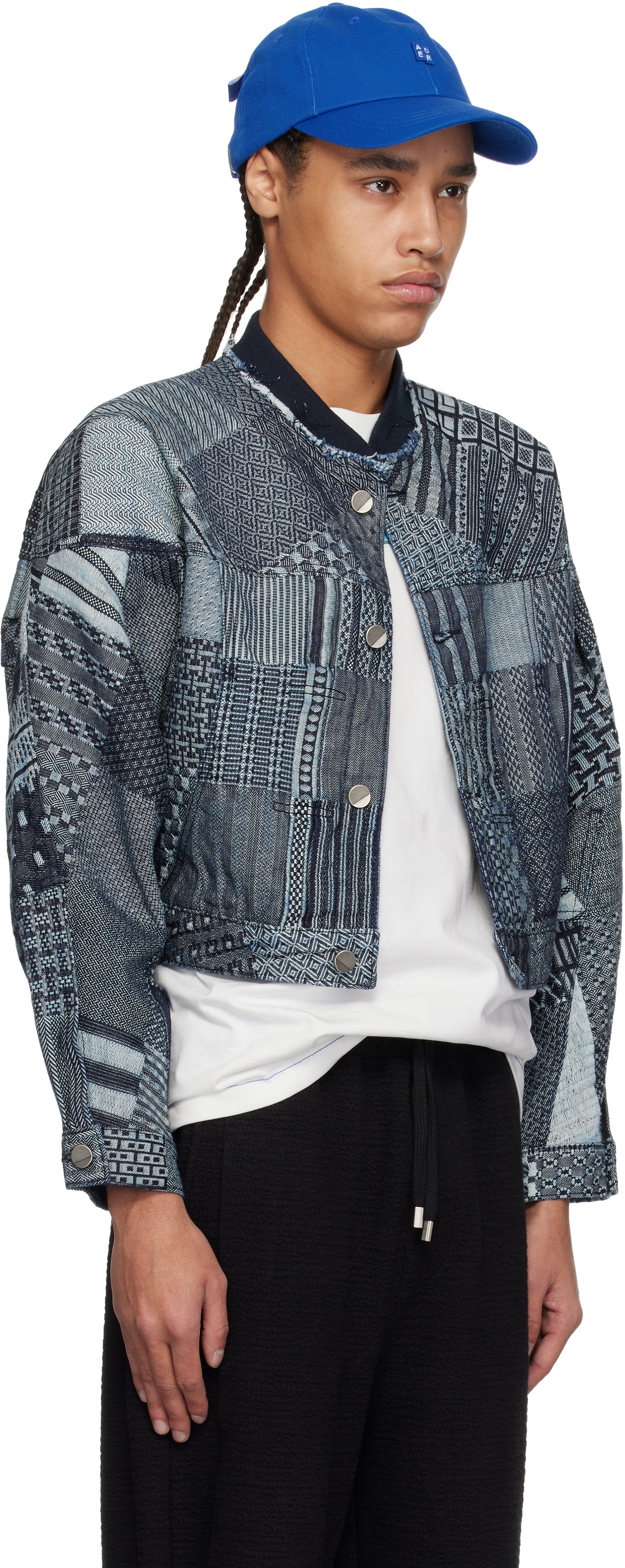 ADER error Blue Collaz Product. 21 Denim Jacket ADER error