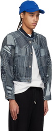 ADER error Blue Collaz Product. 21 Denim Jacket
