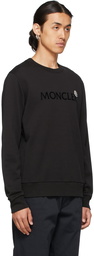 Moncler Black Lettering Sweatshirt