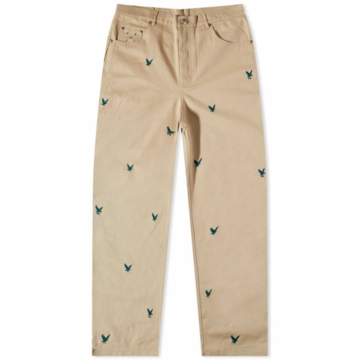 Photo: Pop Trading Company x Gleneagles by END. Embroidered Drs Pants in Khaki