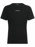 DOLCE & GABBANA Cotton Jersey Crewneck T-shirt