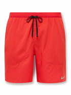 Nike Running - Flex Stride Slim-Fit Straight-Leg Dri-FIT Drawstring Shorts - Red