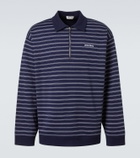 Miu Miu Striped cotton polo sweater