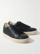 Paul Smith - Basso Lux Suede-Trimmed Leather Sneakers - Blue