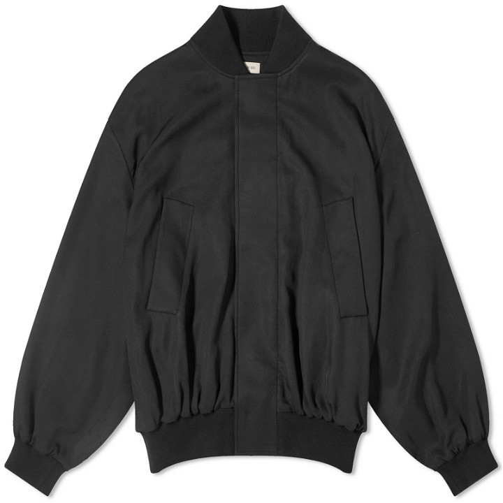 Photo: Fear of God Men's 8th Double Layer Bomber Jacket in Black
