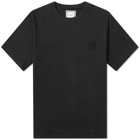 Wooyoungmi Men's Frame Logo Embroided T-Shirt in Black